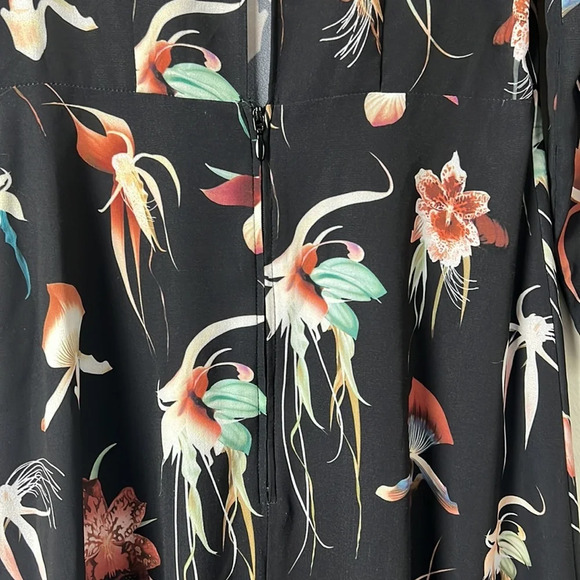 H&M Orchid Floral Dress Size 8 - Picture 12 of 13